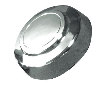 Chrome ABS Replacement Front Center Caps For 1995-1997 Ford F Super Duty