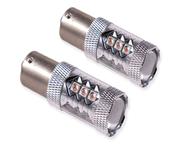 Diode Dynamics 1156 XP80 LED Bulb, Red, Pair