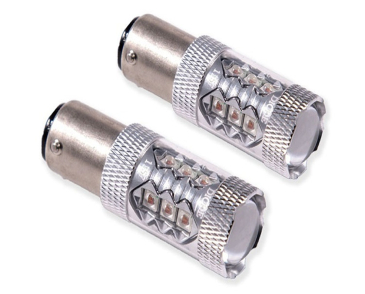 Diode Dynamics 1157 LED Bulb XP80 LED, Red, Pair