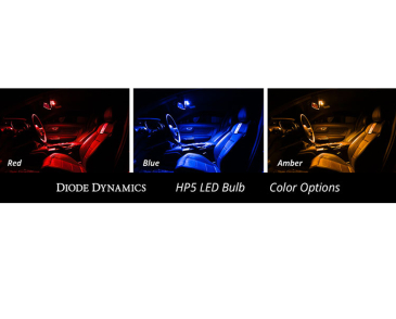 Diode Dynamics 194 LED Bulb HP5 LED, Amber, Pair