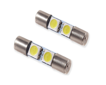 Diode Dynamics 28mm SMF2 LED Bulb, Warm White, Pair