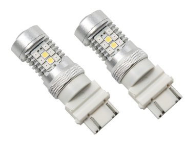 Diode Dynamics, 3157 LED Bulb, HP24, Dual-Color LED, Red White, Pair