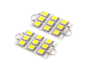 Diode Dynamics 44mm SML9 LED Bulb, Cool White, Pair