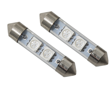 Diode Dynamics 39mm SMF2 LED Bulb, Amber, Pair