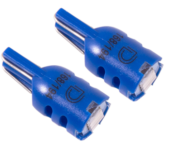 Diode Dynamics 194 LED Bulb HP3 LED Blue, Short, Pair