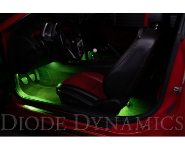 Diode Dynamics RGBW Footwell Strip Kit, 2pc, Multicolor
