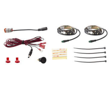 Diode Dynamics RGBW Footwell Strip Kit, 2pc, Multicolor