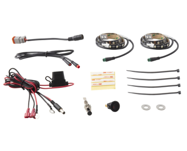 Diode Dynamics RGBW Engine Bay Strip Kit, 2pc, Multicolor