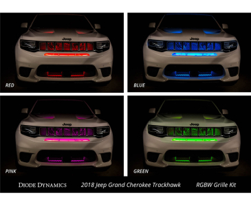 Diode Dynamics RGBW Grille Strip Kit, 2pc, Multicolor