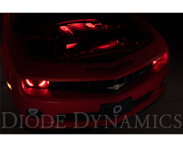 Diode Dynamics RGBW Engine Bay Strip Kit, 4pc, Multicolor