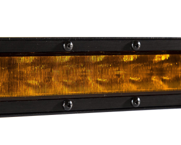 Diode Dynamics Stage Series, Single Row Straight, 12" LED Light Bars, Amber Driving, Pair