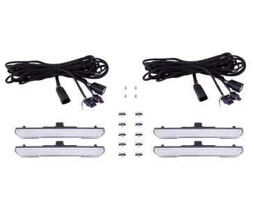 Diode Dynamics LED Sequential Sidemarkers, Clear Set For 2020-2023 GMC Sierra 2500HD, 3500HD
