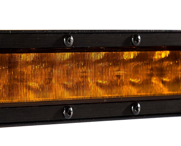 Diode Dynamics Stage Series, Single Row, Straight, 42" LED Light Bar, Amber Flood, Each