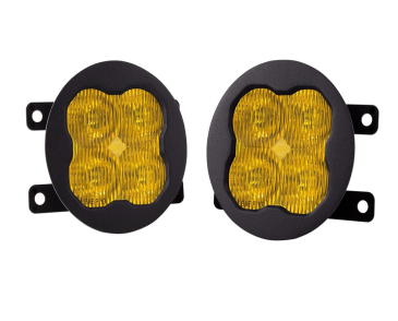 Diode Dynamics SS3 LED Fog Light Kit, Yellow SAE/DOT Fog Pro, (non-LED), For 2019 Ram 1500