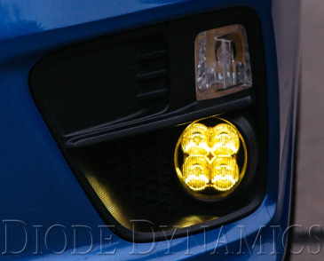 Diode Dynamics SS3 LED Fog Light Kit, Yellow SAE/DOT Fog Pro, (non-LED), For 2019 Ram 1500