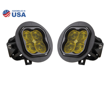 Diode Dynamics, SS3 LED Fog Light Kit, Yellow SAE/DOT Fog Sport, For 2005-2011 Toyota Tacoma
