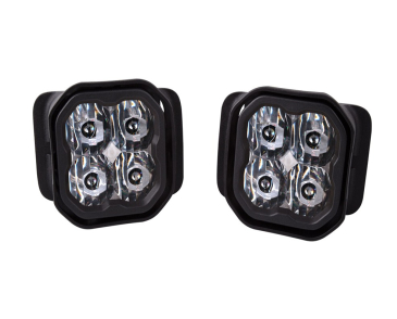 Diode Dynamics SS3 LED Fog Light Kit, Yellow SAE/DOT Fog Pro, For 2015-2020 Ford F150, 2017-2022 Ford F250, F350 Super Duty