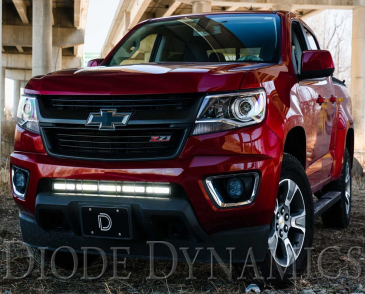 Diode Dynamics SS30 Stealth Lightbar, Amber Flood, Kit For 2015-2023 Chevrolet Colorado/ GMC Canyon