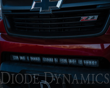Diode Dynamics SS30 Stealth Lightbar, Amber Flood, Kit For 2015-2023 Chevrolet Colorado/ GMC Canyon