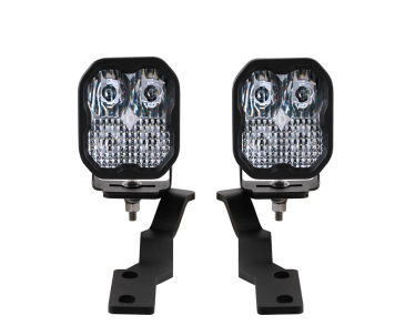 Diode Dynamics SS3 LED Ditch Light Kit, Pro White Combo, For 2016-2024 Toyota Tacoma