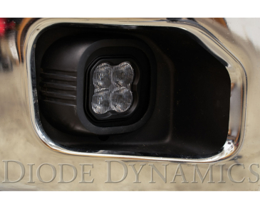 Diode Dynamics SS3 LED Fog Light Kit, White SAE/DOT Driving Sport, For 2011-2016 Ford F250, F350 Super Duty