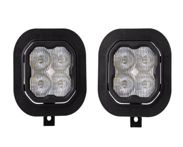 Diode Dynamics SS3 LED Fog Light Kit, White SAE/DOT Fog Sport, For 2011-2016 Ford F250, F350 Super Duty