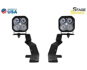 Diode Dynamics SS3 LED Ditch Light Kit, Sport White Combo, For 2015-2020 Ford F150