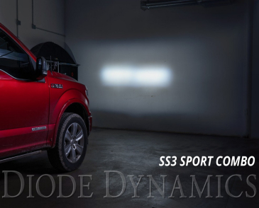 Diode Dynamics SS3 LED Ditch Light Kit, Pro White Combo, For 2015-2020 Ford F150, 2017-2020 Raptor