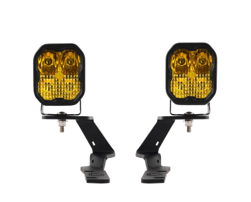 Diode Dynamics, SS3 LED Ditch Light Kit Pro Yellow Combo, For 2019-2021 Ford Ranger