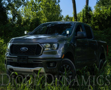 Diode Dynamics, SS3 LED Ditch Light Kit Pro Yellow Combo, For 2019-2021 Ford Ranger