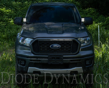 Diode Dynamics, SS3 LED Ditch Light Kit Pro Yellow Combo, For 2019-2021 Ford Ranger