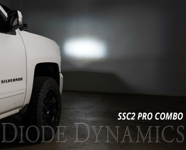 Diode Dynamics SS3 LED Ditch Light Kit, Sport White Combo, For 2014-2019 Chevrolet Silverado/GMC Sierra 1500
