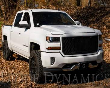 Diode Dynamics SS3 LED Ditch Light Kit, Sport White Combo, For 2014-2019 Chevrolet Silverado/GMC Sierra 1500