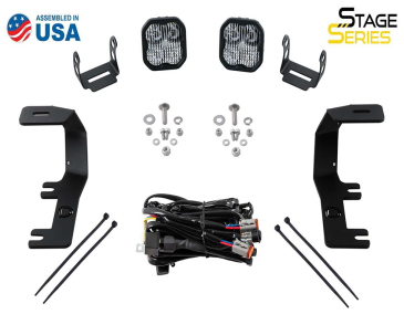 Diode Dynamics SS3 LED Ditch Light Kit, Pro White Combo, For 2014-2019 Chevrolet Silverado/GMC Sierra 1500