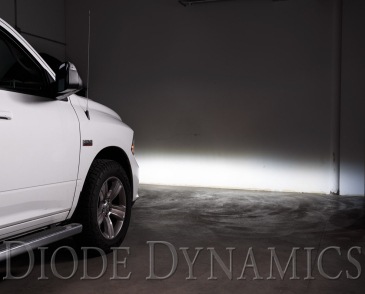 Diode Dynamics SS3 LED Fog Light Kit, White SAE/DOT Fog Sport, For 2013-2018 Ram 1500, 2019-2024 Ram 1500 Classic