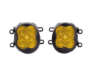 Diode Dynamics SS3 LED Fog Light Kit, Yellow SAE/DOT Fog Max, For 2016-2023 Toyota Tacoma