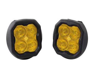 Diode Dynamics SS3 LED Fog Light Kit, Yellow SAE/DOT Fog Max, For 2014-2015 GMC Sierra 1500