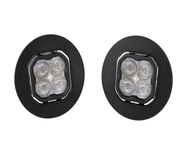 Diode Dynamics SS3 LED Fog Light Kit, White SAE/DOT Fog Max, For 2007-2013 GMC Sierra 1500, 2500, 3500