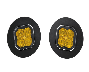 Diode Dynamics SS3 LED Fog Light Kit Yellow SAE/DOT Fog Max, For 2007-2013 GMC Sierra 1500, 2500, 3500