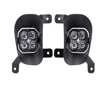Diode Dynamics SS3 LED Fog Light Kit, White SAE/DOT Fog Max, For 2013-2018 Ram 1500