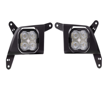 Diode Dynamics SS3 LED Fog Light Kit, White SAE/DOT Fog Pro, For 2019-2021 Chevrolet Silverado 1500, 2020-2021 Chevrolet Silverado 2500, 3500