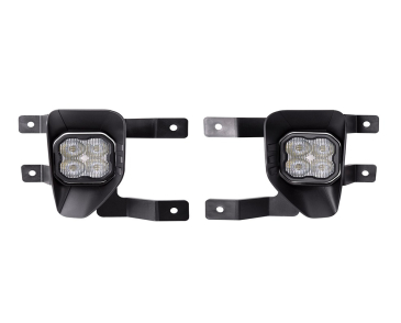 Diode Dynamics SS3 LED Fog Light Kit, White SAE/DOT Fog Pro, For 2016-2018 Chevrolet Silverado 1500. 2019 Chevrolet Silverado 1500 LD