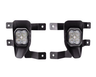 Diode Dynamics SS3 LED Fog Light Kit, White SAE/DOT Fog Max, For 2016-2018 Chevrolet Silverado 1500, 2019 Chevrolet Silverado 1500 LD