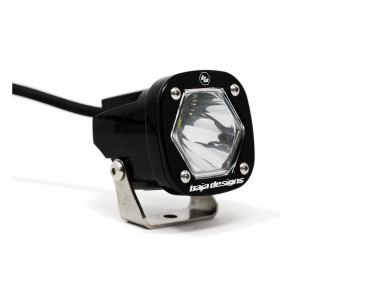 Baja Designs S1 Black LED Clear Light Pod, Spot, w/Mounting Bracket