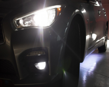 Race Sport Lighting H10 GEN4 LED Headlight Conversion Kit W/Focus Optics, Copper Stranded Rope Heat Sinks