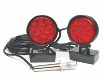 LED Heavy Duty Magnetic Towing Lights with Square Magnets
