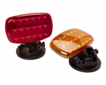 Amber LED Battery Operated Safety Flashers (Clamshell)