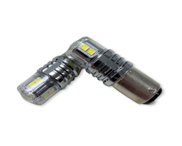 Race Sport Lighting PNP Series 1157 LED Replacement Bulbs, Amber LED, W/New 3030 Diode Technology, Corrosion Proof Cover