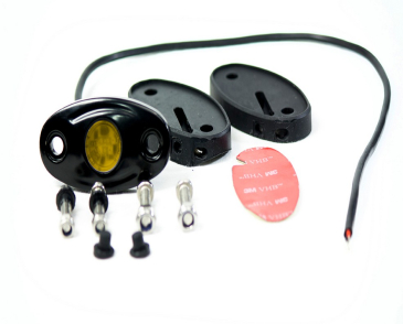 Race Sport Lighting LED Glow POD Station Lights, (AKA Rock Lights) Yellow, Each, 9W/720LM IP68