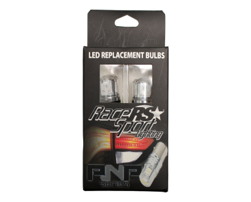 Race Sport Lighting PNP Series T15 OEM Size LED Replacement Bulbs, White LED, W/New 3030 Diode Technology, Corrosion Proof Cover